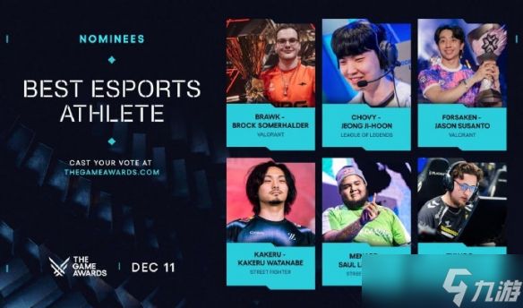 TGA25:由韩国英雄联盟选手Chovy获得最佳电竞选手!