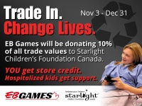 加拿大EB Games假日季推出活动 每笔交易都为困境儿童送去微笑