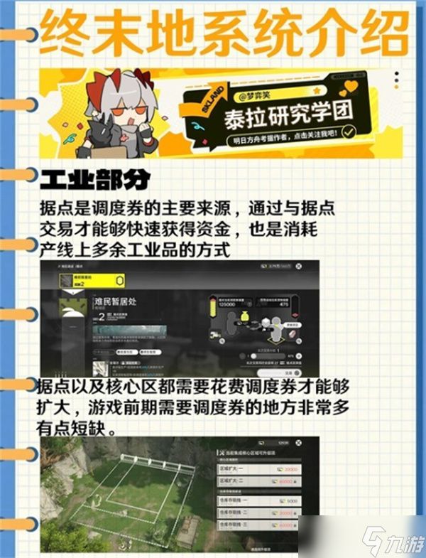 明日方舟终末地工业系统玩法介绍指南