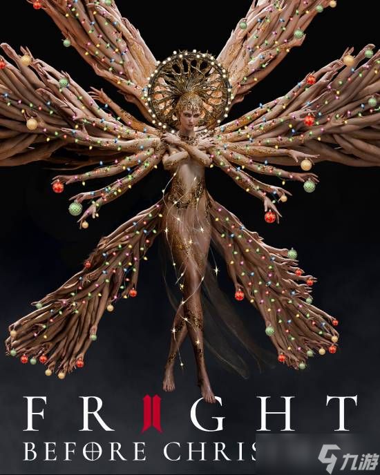 堕落之主2圣诞海报玩梗：暗黑女神披彩灯，恐怖与喜庆碰撞引热议