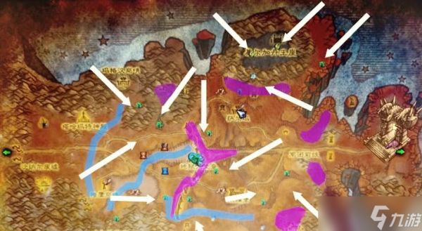 魔兽世界采集点都在哪些地方？