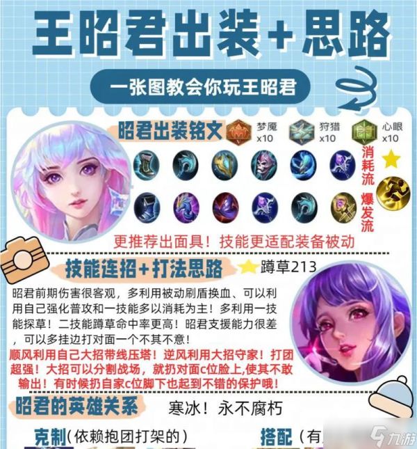 王者荣耀中王昭君在貂蝉圈里放大如何应对？