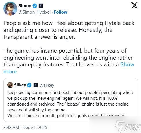 引擎重构起死回生是奇迹?开发者:一度所有功能全坏