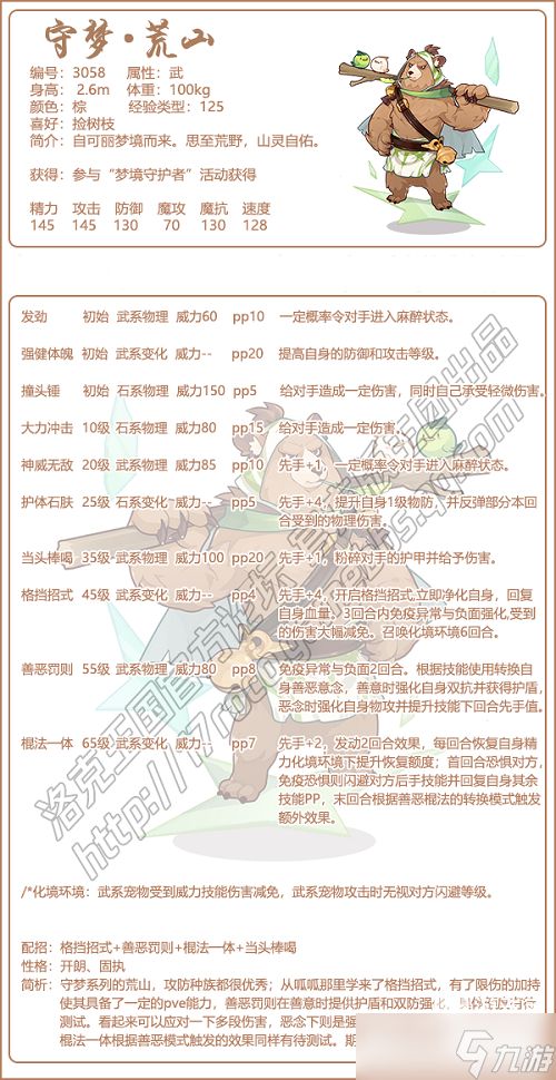 洛克王国守梦荒山性格怎么搭?性格与技能组合决定战斗策略