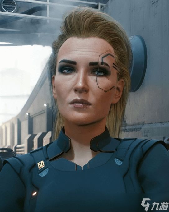 玩家为《赛博朋克2077》女角色卸妆：素颜好像更美了！