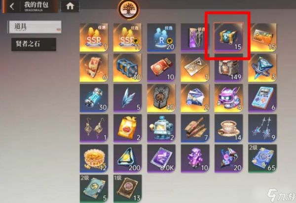 《龙族：卡塞尔之门》背包位置