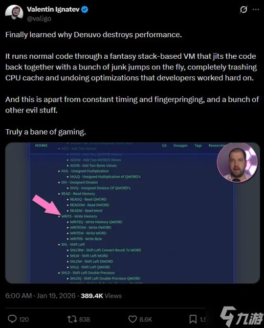 罄竹难书！研究称D加密对游戏性能破坏非常严重