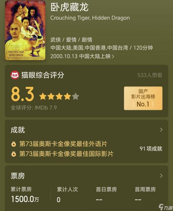 《镖人》剑指30亿，《射雕》冠军不保，吴京将成全球武侠第一人