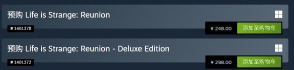 《奇异人生:重逢》开启预购:Steam国区售价248元!