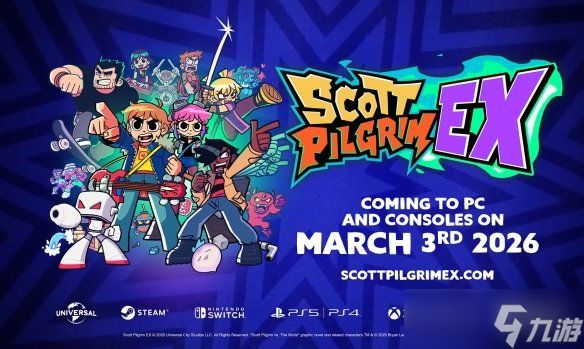 《歪小子斯科特EX》发售预告公布! 新角色与玩法曝光