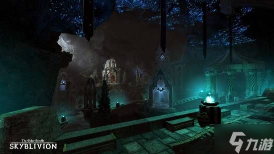 画面太惊艳！《上古卷轴4：湮没》粉丝重制版曝温德尔贝克遗迹场景新截图