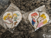 玩家情人节收妻子定制游戏主题心形饼干，甜蜜与情怀双满分