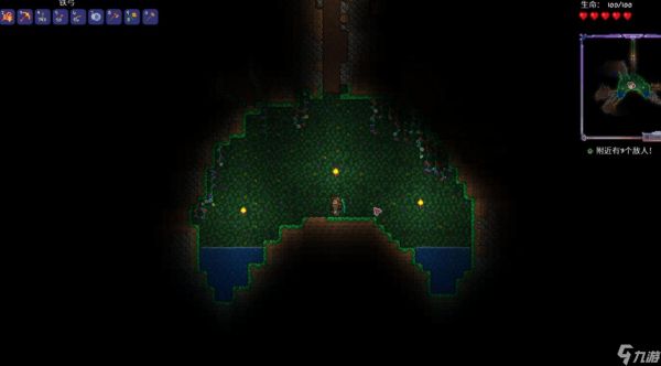 泰拉瑞亚如何快速找到剑冢