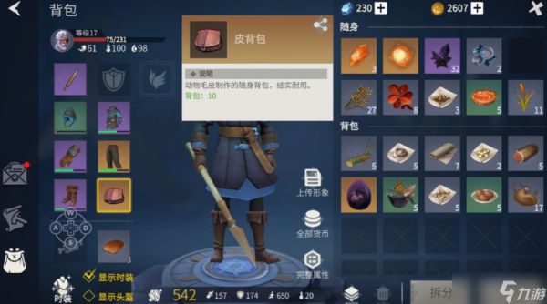 冰原守卫者怎么扩大背包