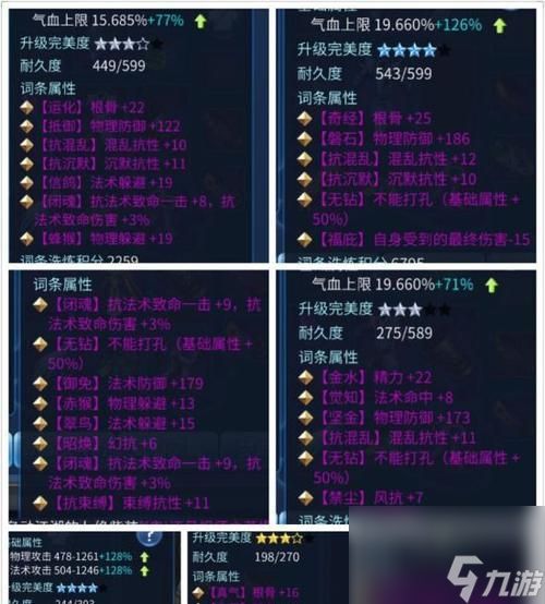 《倩女幽魂手游魅者PK装备属性选择讲解》(挑战无限可能)