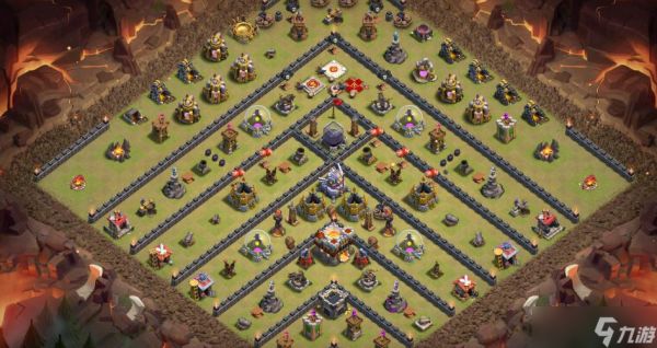 部落冲突十一本怎么布阵