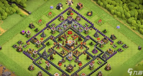 部落冲突十一本怎么布阵