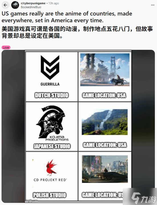 为何3A大作背景都设定在美国？玩家讨论炸开锅