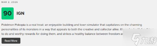 《宝可梦:pokopia》M站90分!近年最新鲜的宝可梦体验