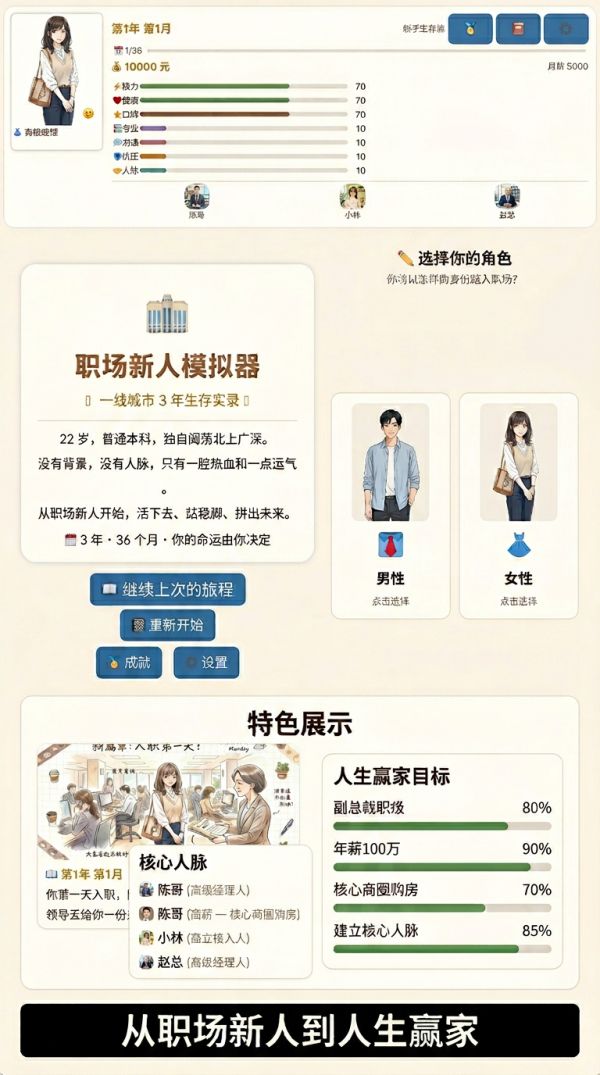 职场新人什么时候出 公测上线时间预告