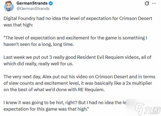 数毛社震惊！《红色沙漠》热度远远超出他们预料