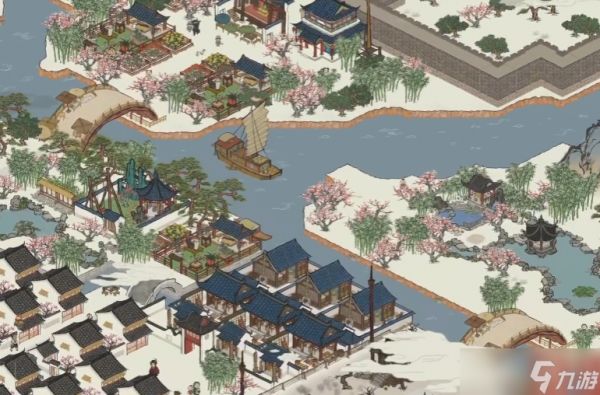 江南百景图怎么弄水域景观