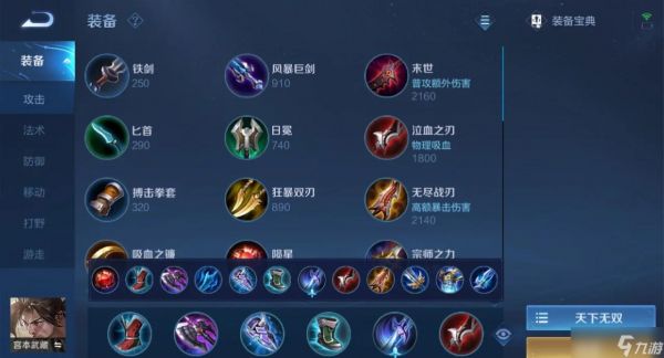 <a id='link_pop' class='keyword-tag' href='https://www.9game.cn/wzry/'>王者荣耀</a>宫本武藏打野出装是什么