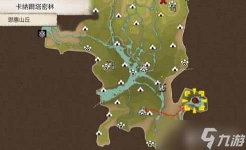 怪物猎人物语3命运双龙影蜘蛛位置