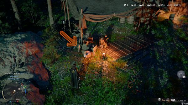 如何在《红色沙漠》的营地中推动货车并固定木桩