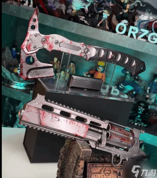 一比一还原!《生化9》染血战斧和"安魂"手办帅爆!