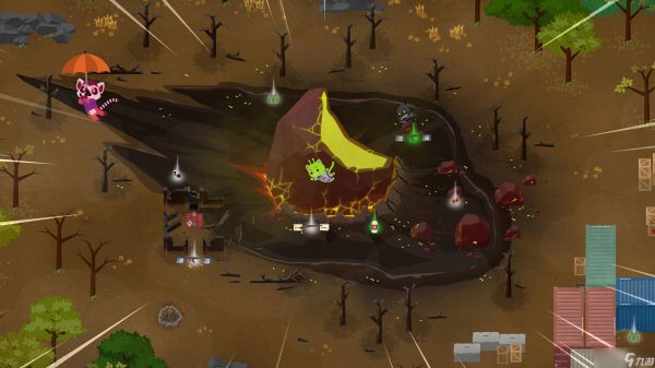 《Super Animal Royale》中《Bright Future》如何平衡休闲与竞技玩法