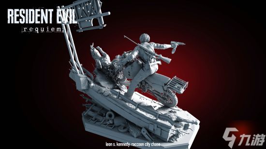 《生化危机9》里昂名场面雕像来了！丧尸喷涌太下饭