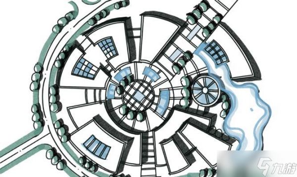 以城市天际线为主题的圆形规划设计(创意游戏中的圆形城市天际线设计)