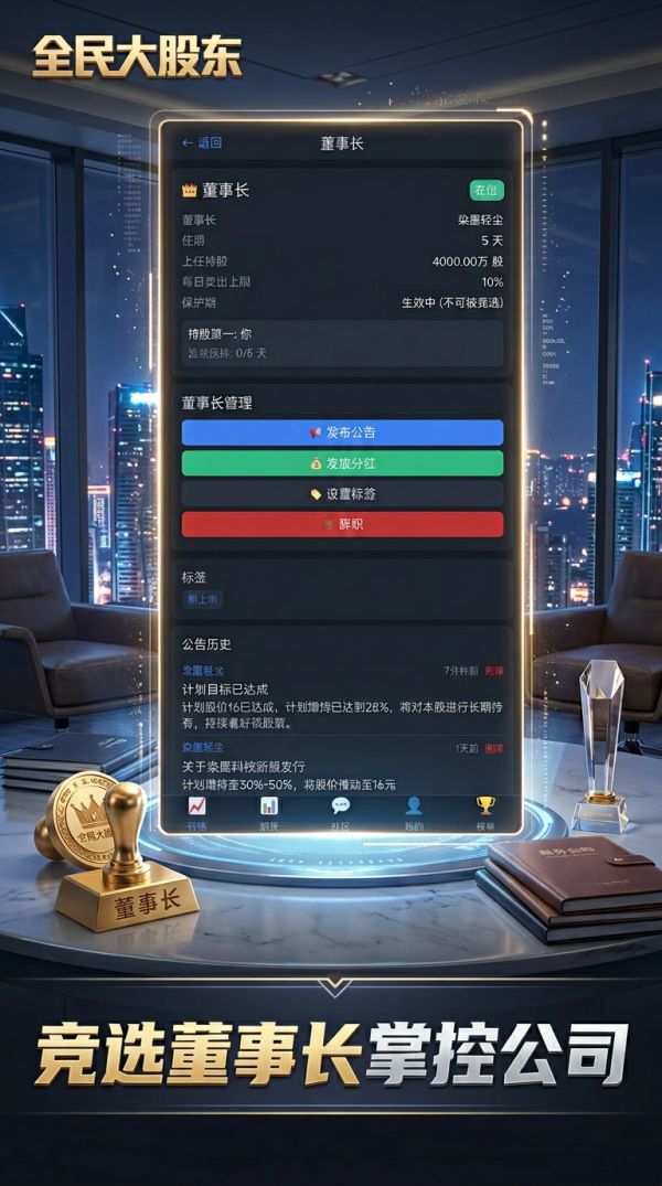 全民大股东好玩吗 全民大股东玩法简介