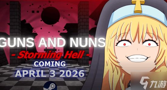 金发妹妹爆爽射击！《Guns and Nuns: Storming Hell》Steam特别好评