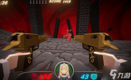 金发妹妹爆爽射击！《Guns and Nuns: Storming Hell》Steam特别好评