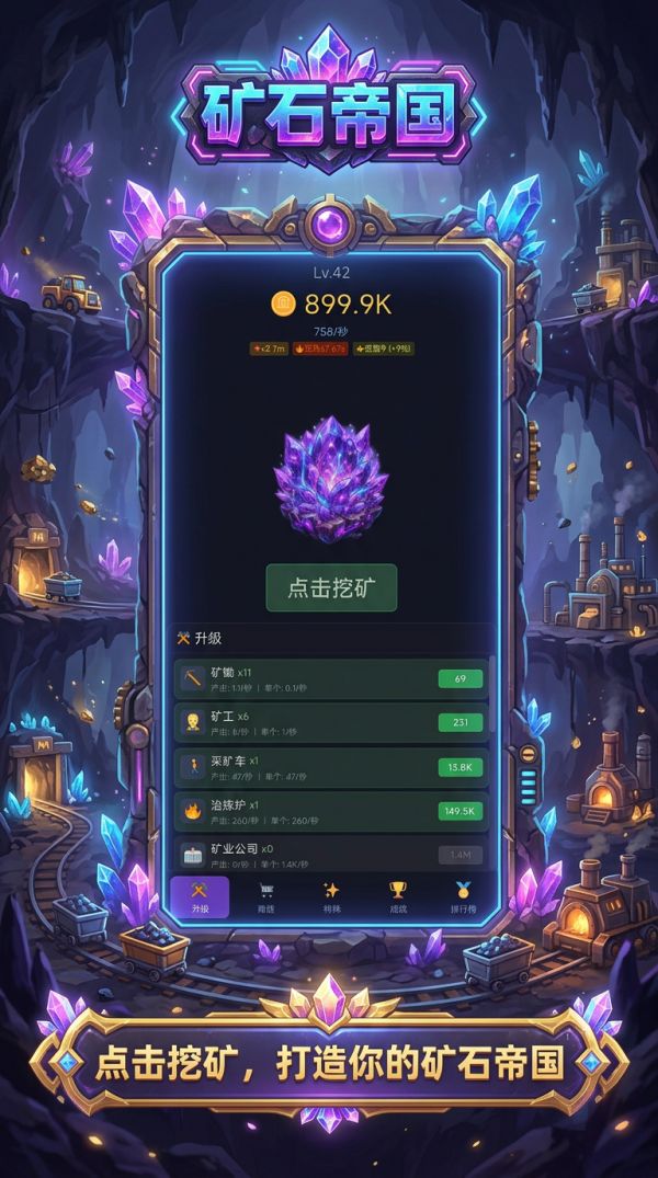 矿石帝国什么时候出 公测上线时间预告