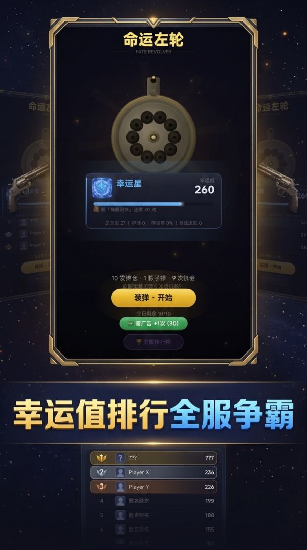 命运左轮好玩吗 命运左轮玩法简介