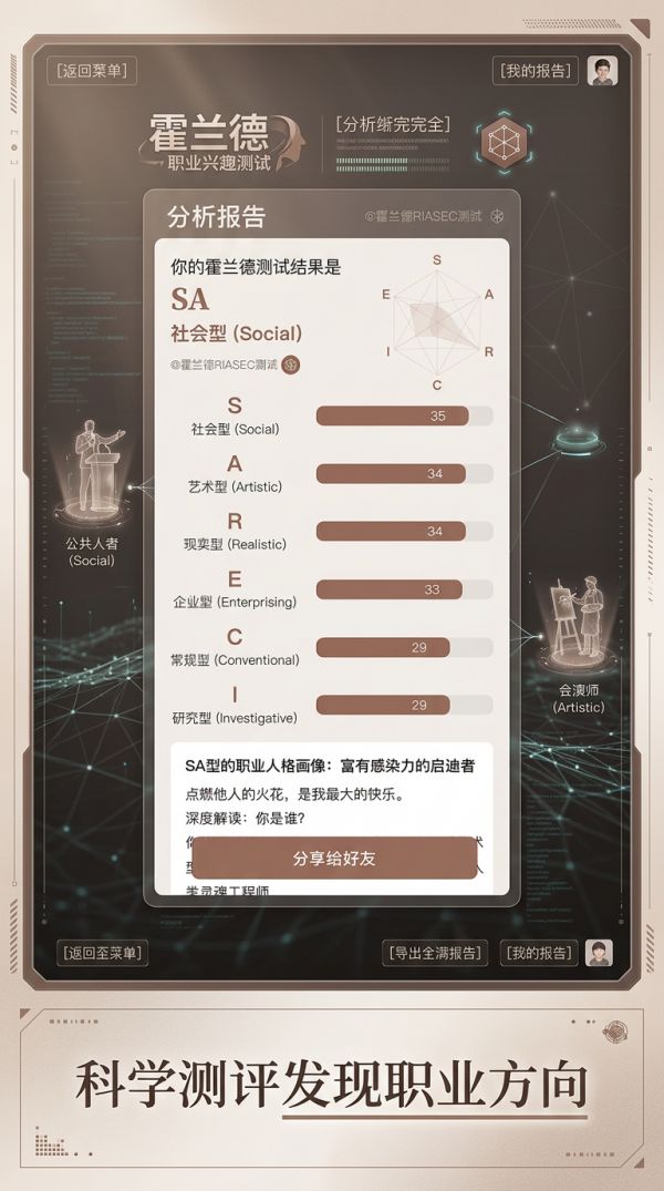 霍兰德职业兴趣测试什么时候出 公测上线时间预告
