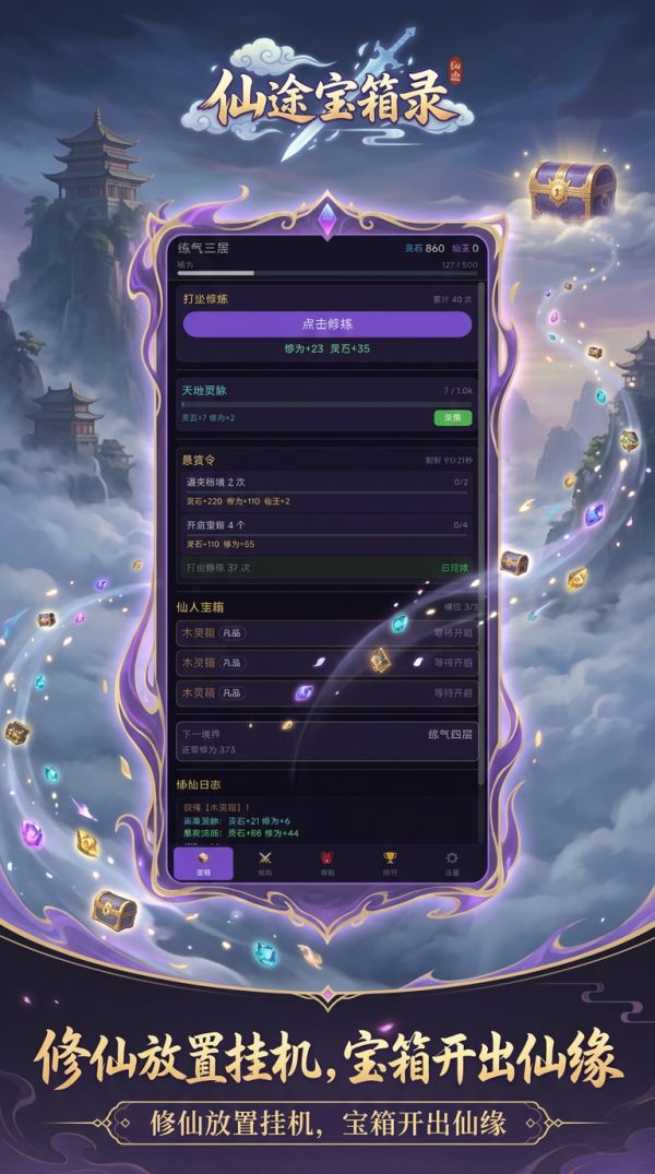 仙途宝箱录什么时候出 公测上线时间预告