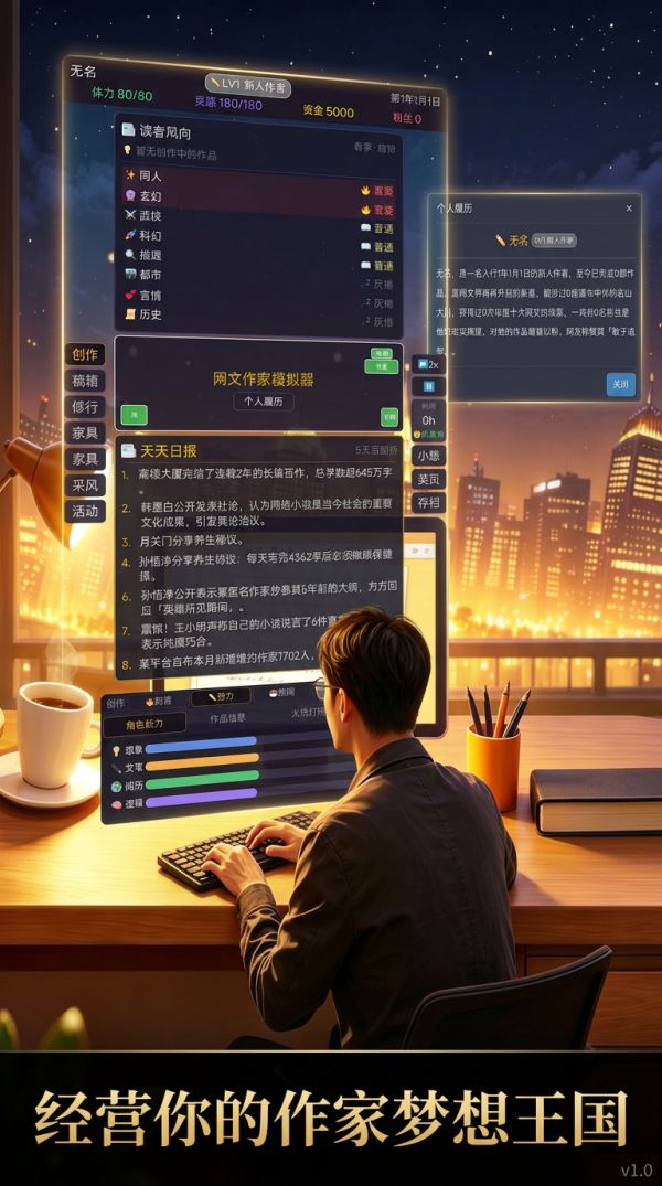 网文作家好玩吗 网文作家玩法简介