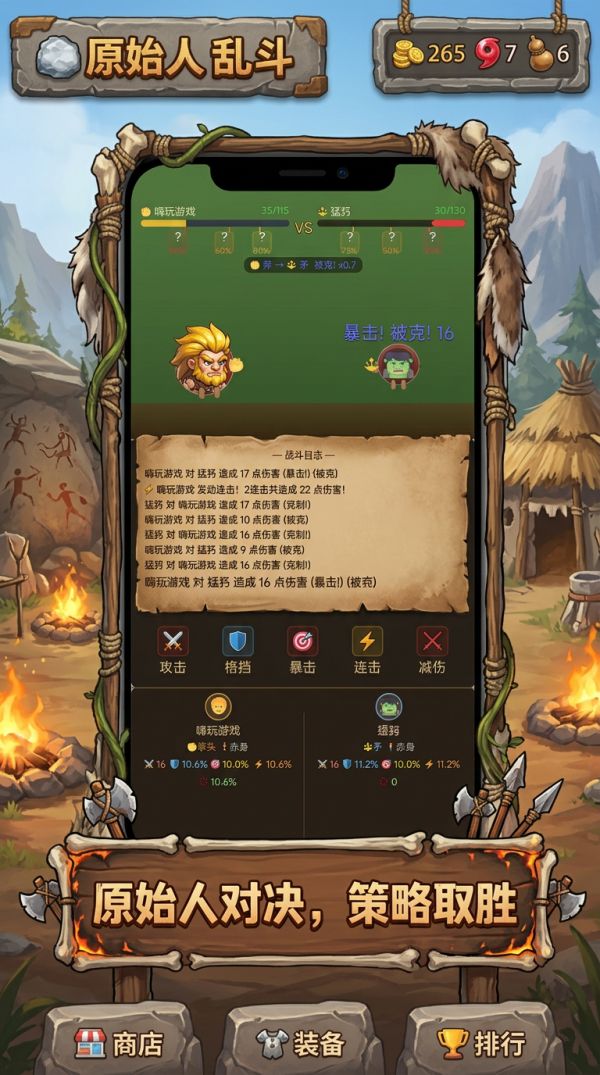 原始人大乱斗好玩吗 原始人大乱斗玩法简介