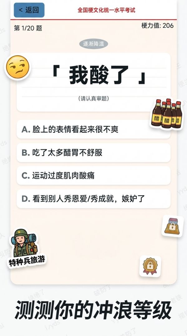 全国梗文化统一水平考试好玩吗 全国梗文化统一水平考试玩法简介