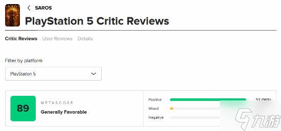 PS5最新独占大作《沙罗周期》M站开分89！96%媒体打出好评