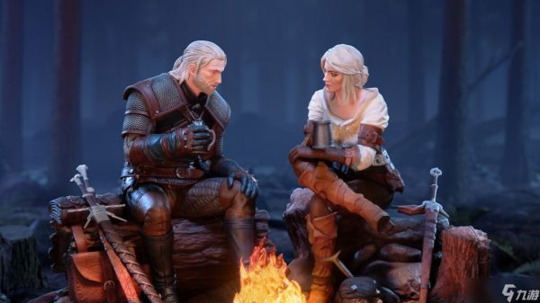 Dark Horse推出《<a id='link_pop' class='keyword-tag' href='https://www.9game.cn/wushi4/'>巫师4</a>》杰洛特与希里篝火主题精致雕像
