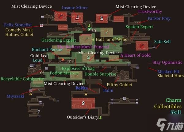 Goblin Vyke:The Thief Tycoon–Complete Annotated Map(All Locations & Collections)