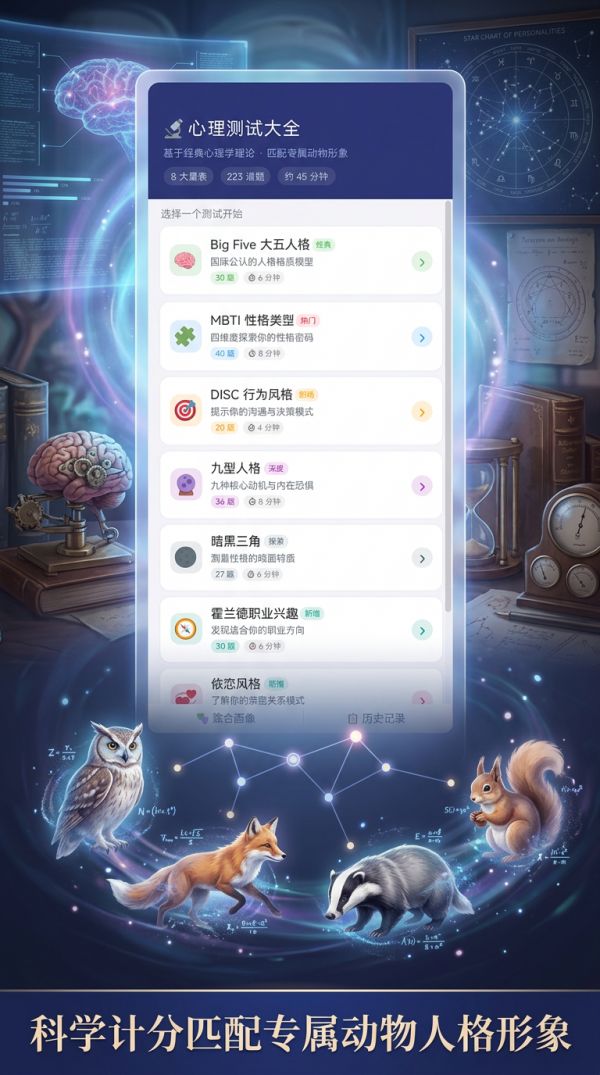 心理测试大全好玩吗 心理测试大全玩法简介